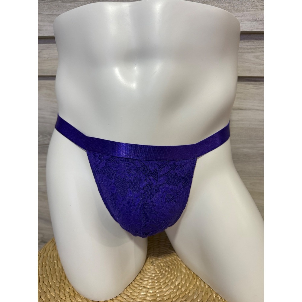 Cosabella Romantic Violet Lace Thong Size L - Picture 4 of 13